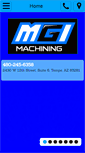 Mobile Screenshot of mgimachining.com