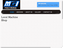 Tablet Screenshot of mgimachining.com